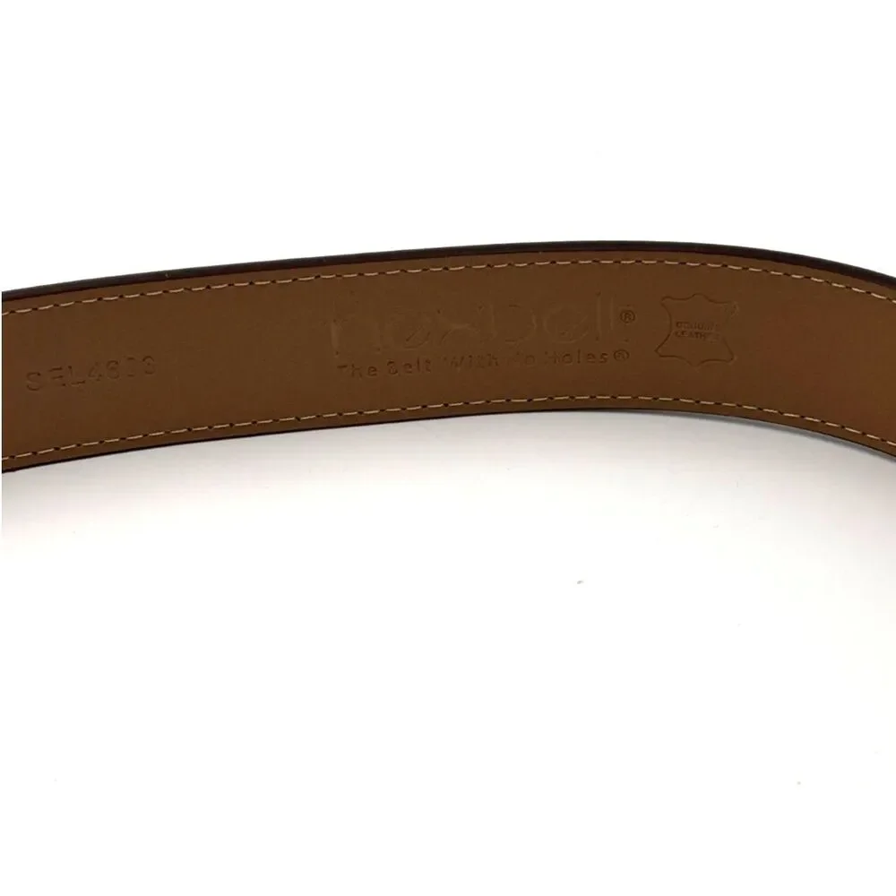 Nexbelt Prometheus Satin Nickel Dress Buckle w/Expresso 1.38